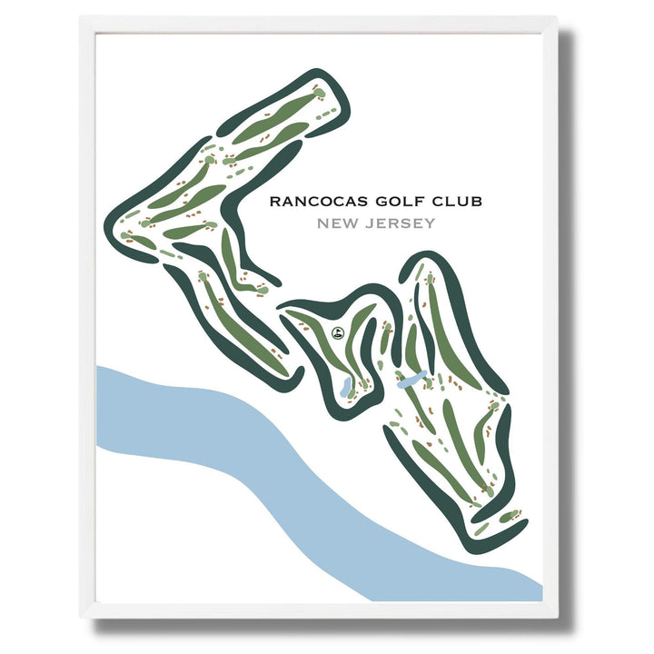 Rancocas Golf Club, New Jersey - Printed Golf Courses - Golf Course Prints