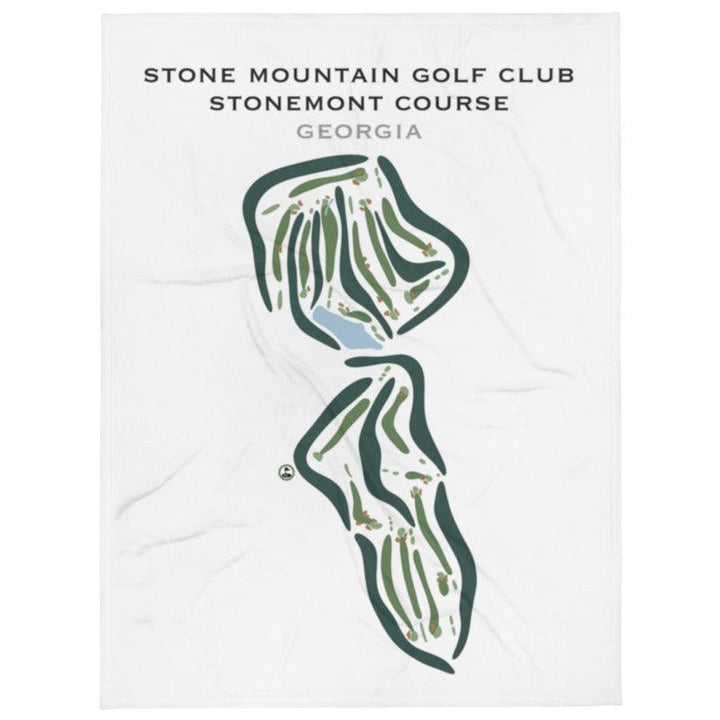 Stone Mountain Golf Club, Stonemont Course, Georgia - Printed Golf Courses - Golf Course Prints