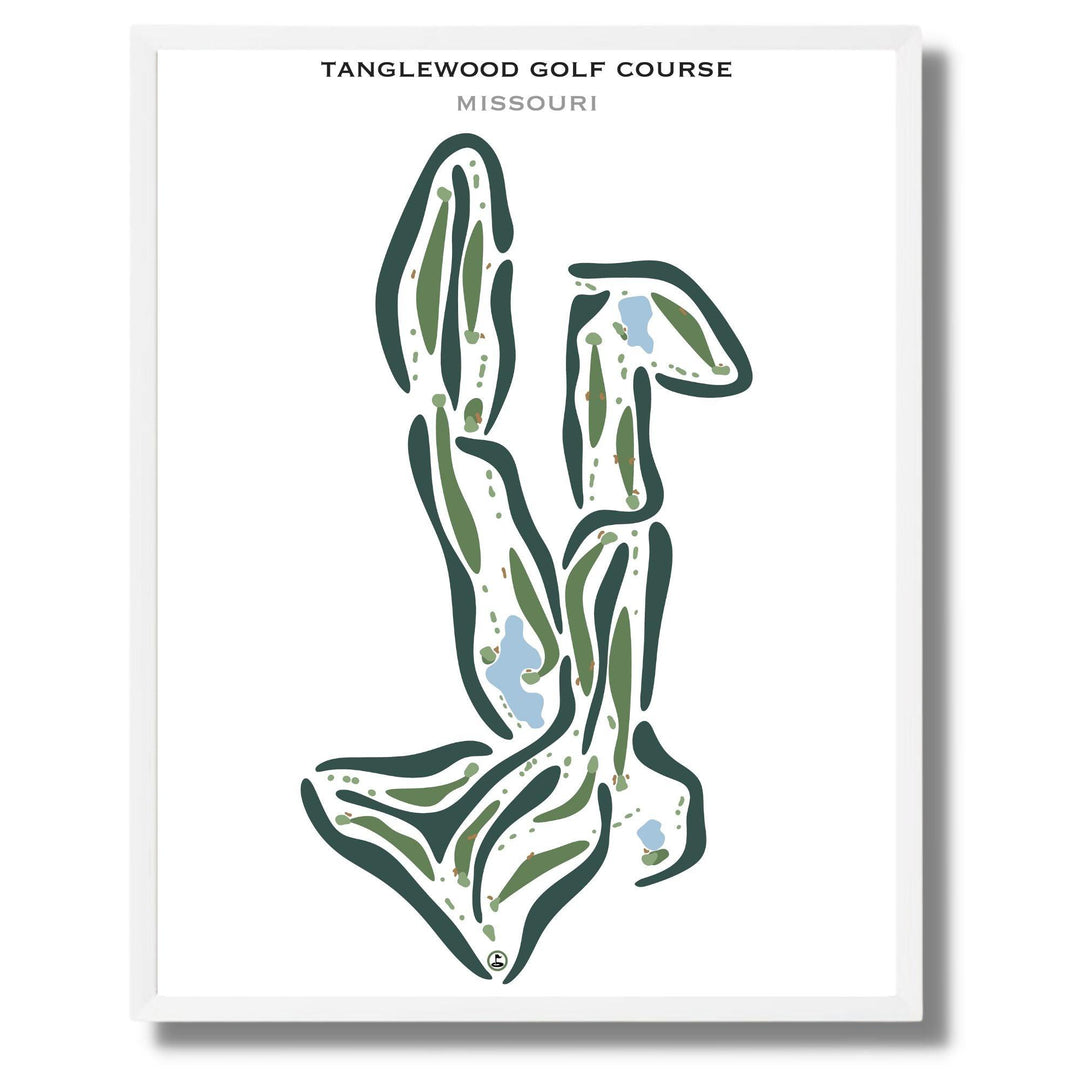 Tanglewood Golf Course, Missouri - Printed Golf Courses - Golf Course Prints