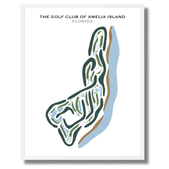 The Golf Club of Amelia Island, Florida - Printed Golf Courses - Golf Course Prints