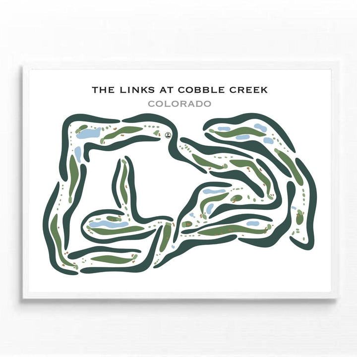 The Links at Cobble Creek, Colorado - Printed Golf Courses - Golf Course Prints