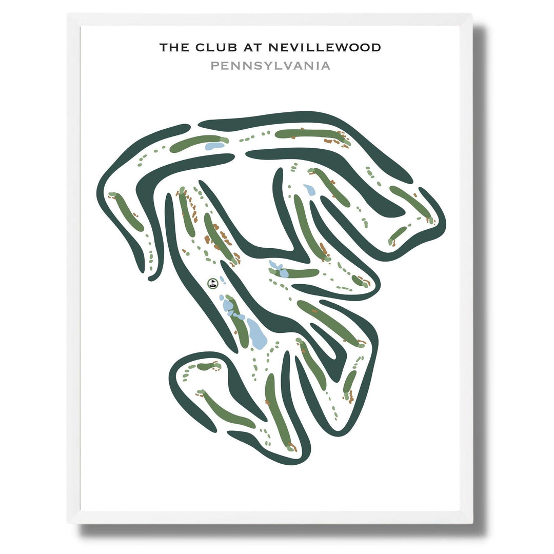 The Club at Nevillewood, Pennsylvania - Printed Golf Courses - Golf Course Prints