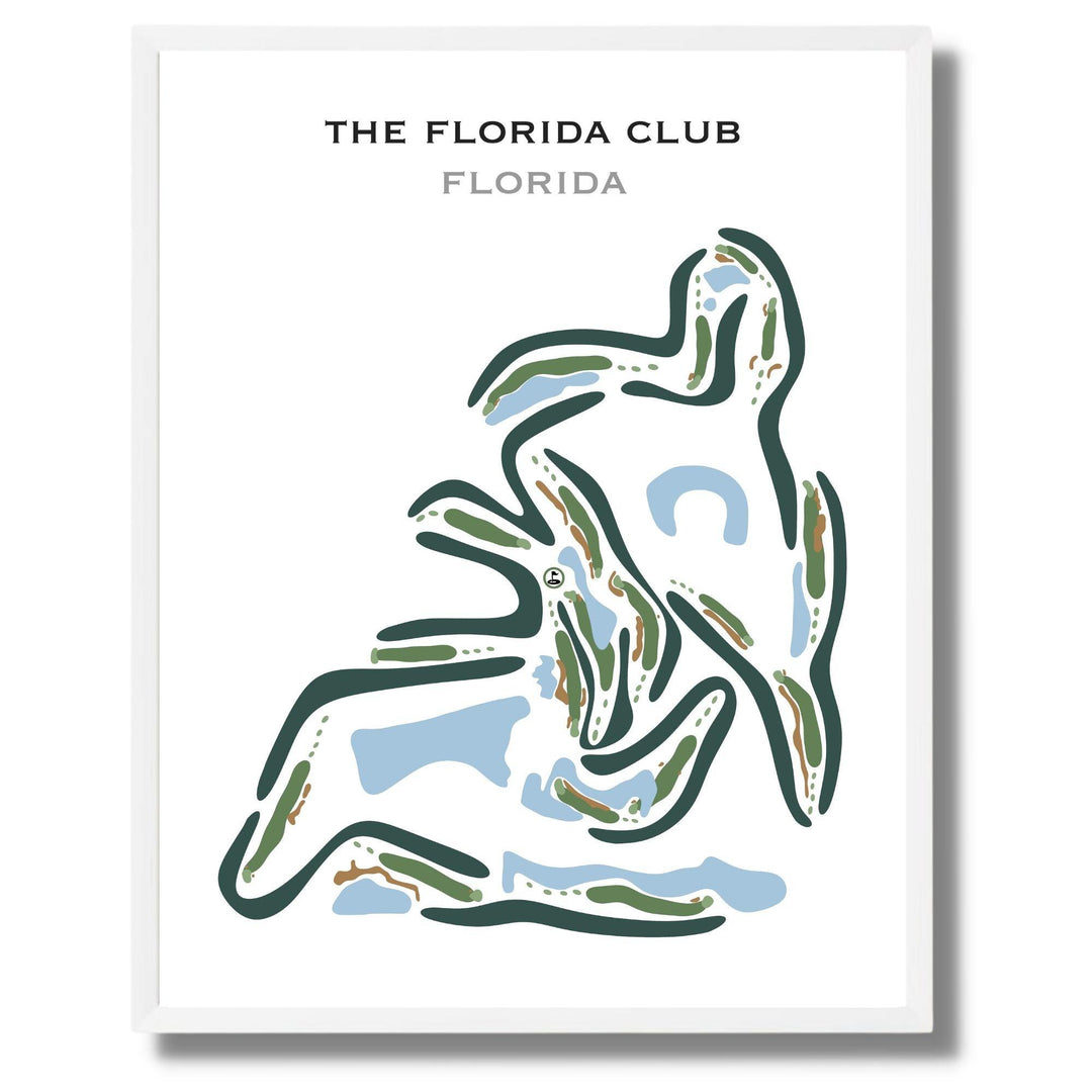 The Florida Club, Florida - Printed Golf Courses - Golf Course Prints