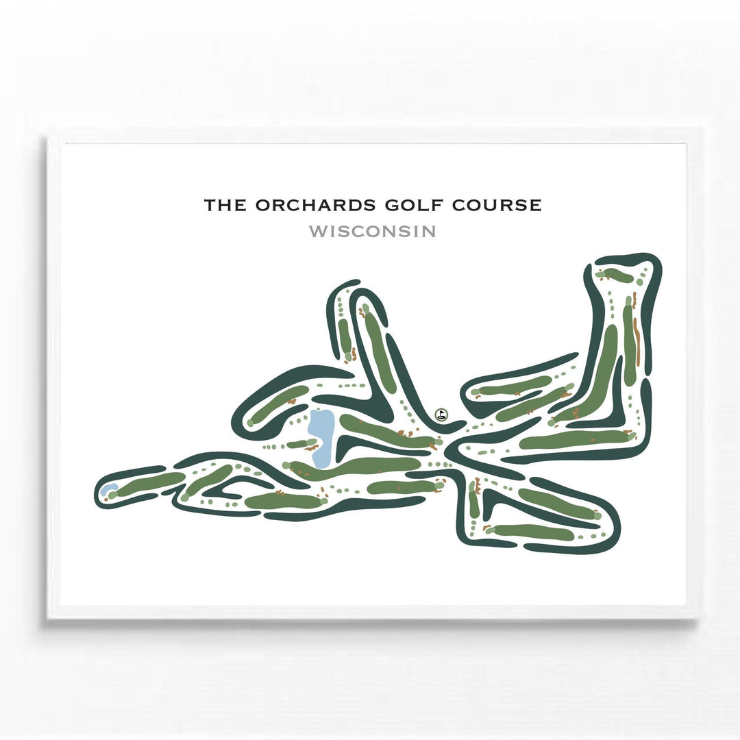 The Orchards Golf Course, Wisconsin - Printed Golf Courses - Golf Course Prints