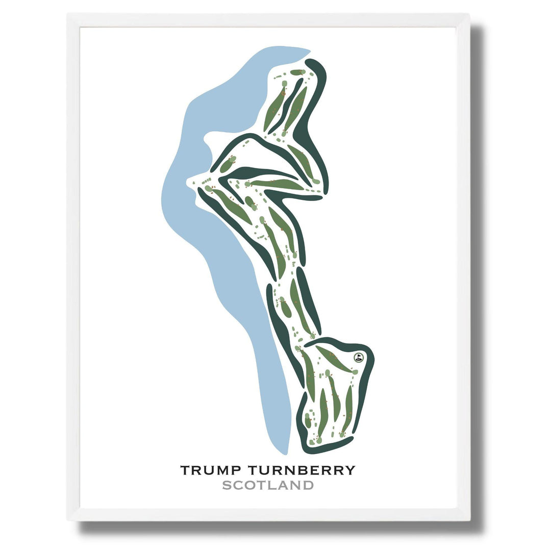 Trump Turnberry, Scotland - Printed Golf Courses - Golf Course Prints
