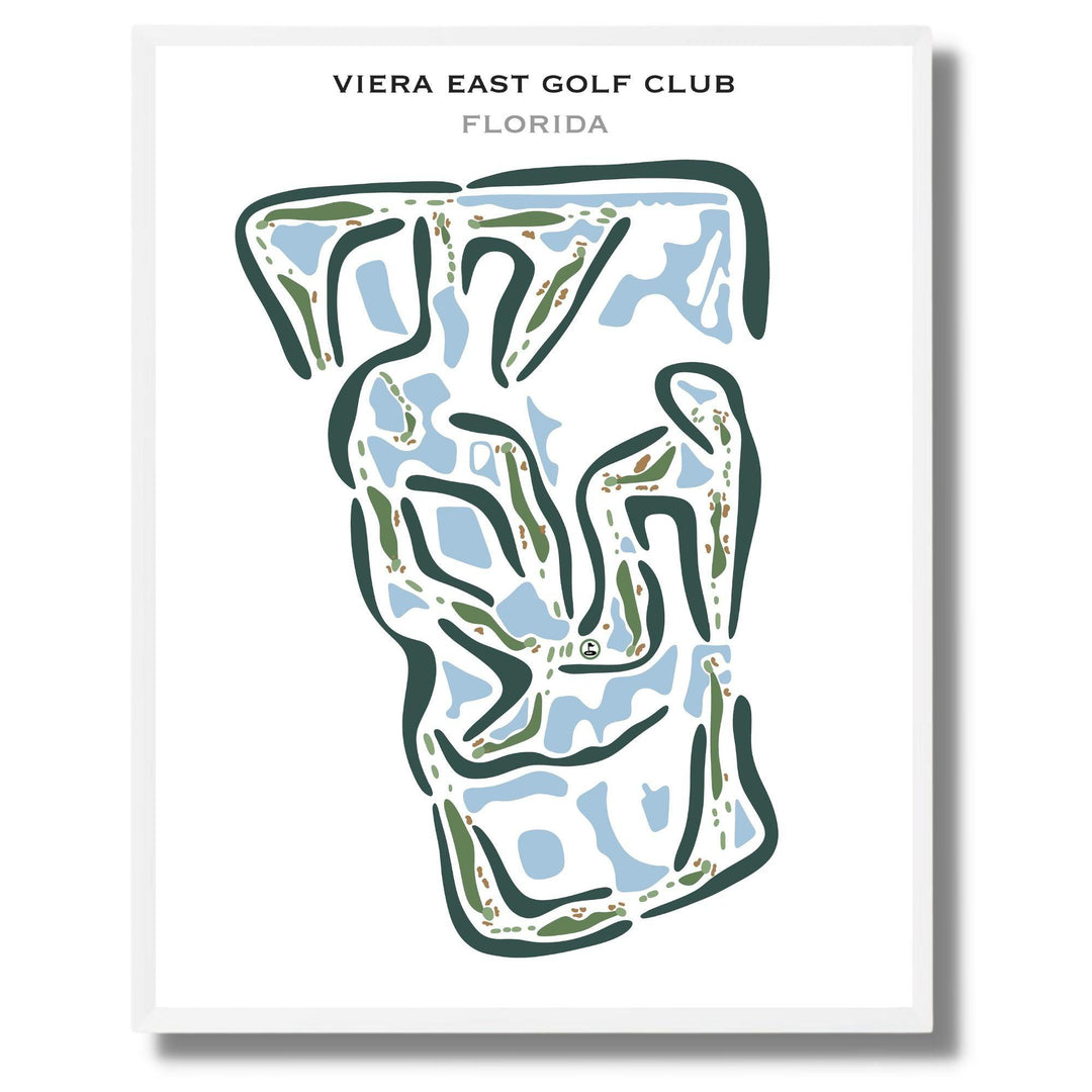 Viera East Golf Club, Florida - Printed Golf Courses - Golf Course Prints