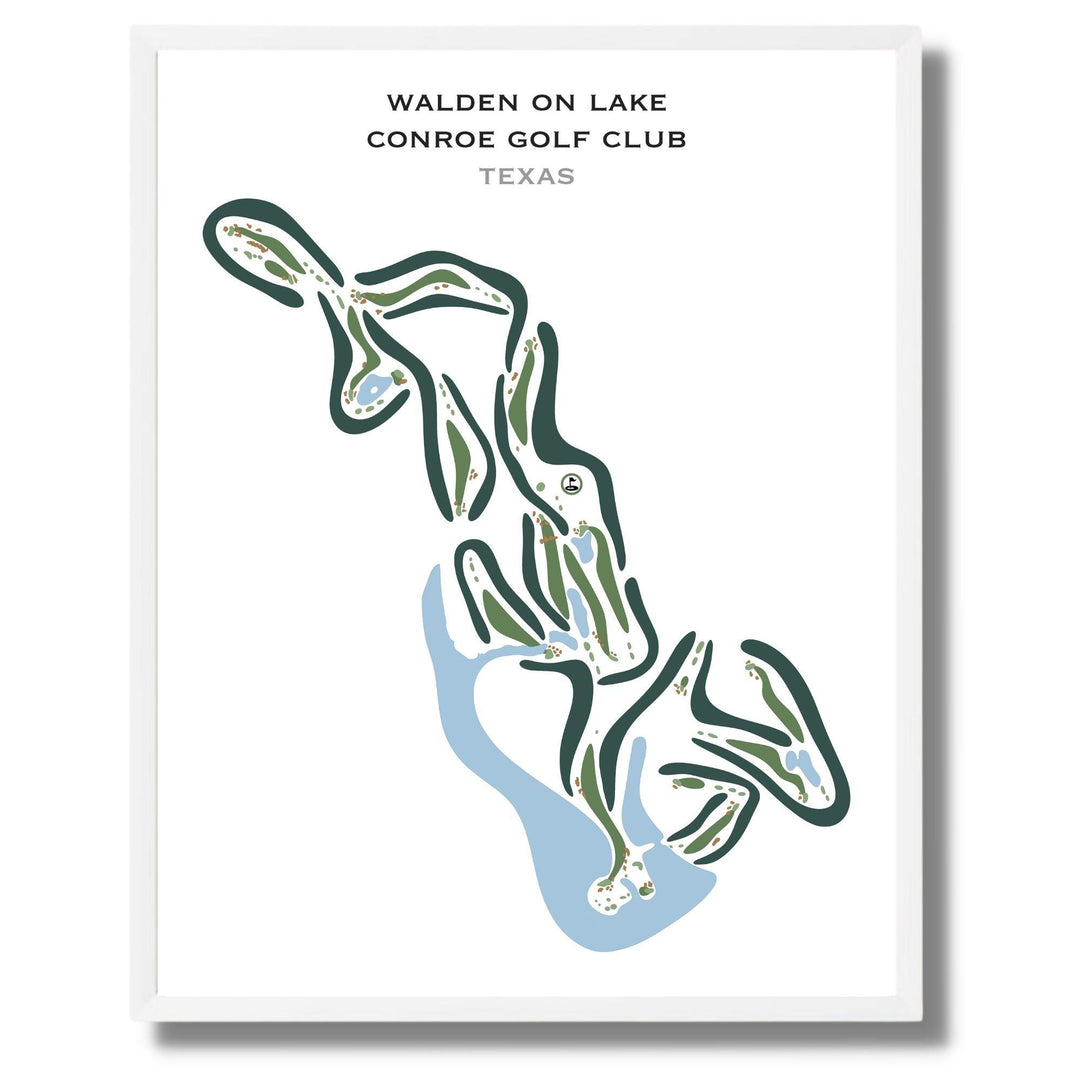 Walden on Lake Conroe Golf Club, Texas - Printed Golf Courses - Golf Course Prints
