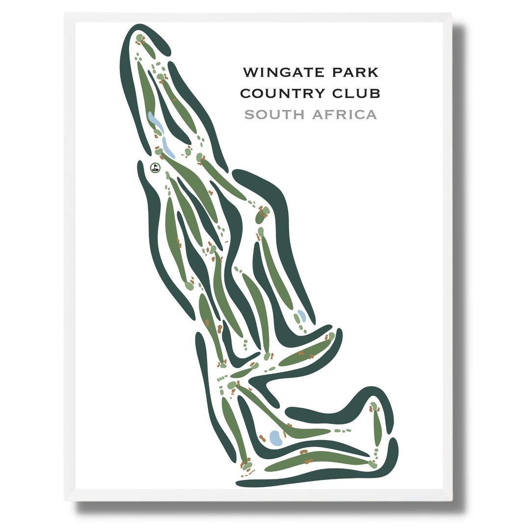 Wingate Park Country Club, South Africa - Printed Golf Courses - Golf Course Prints